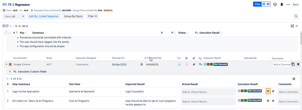 Link Defects or Bugs to Test Step Link Defects or Bugs to Test Step