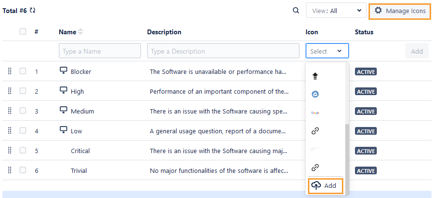 Add Priority Icons Add Priority Icons