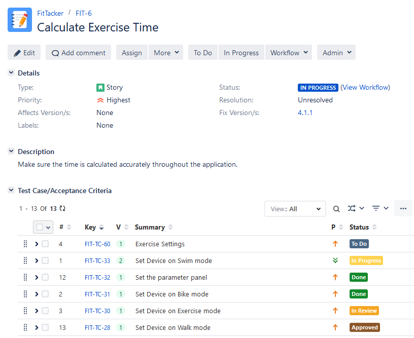 Story Example Story Example