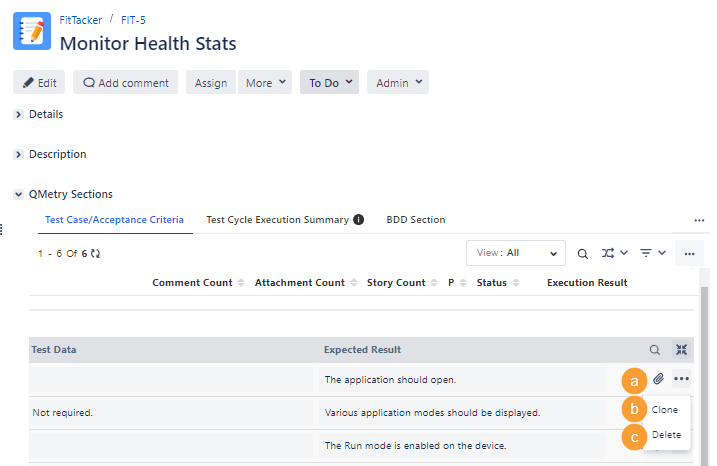 Other Options for Test Steps Other Options for Test Steps