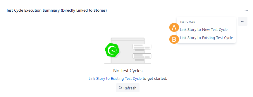 Link Story to Test Cycle Link Story to Test Cycle