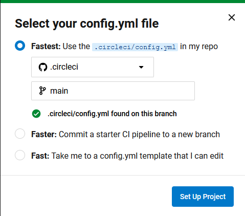 CircleCI Select YML CircleCI Select YML