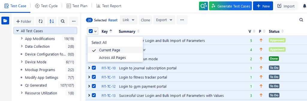 Select All Option Select All Option