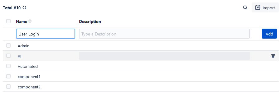 Create Components Create Components