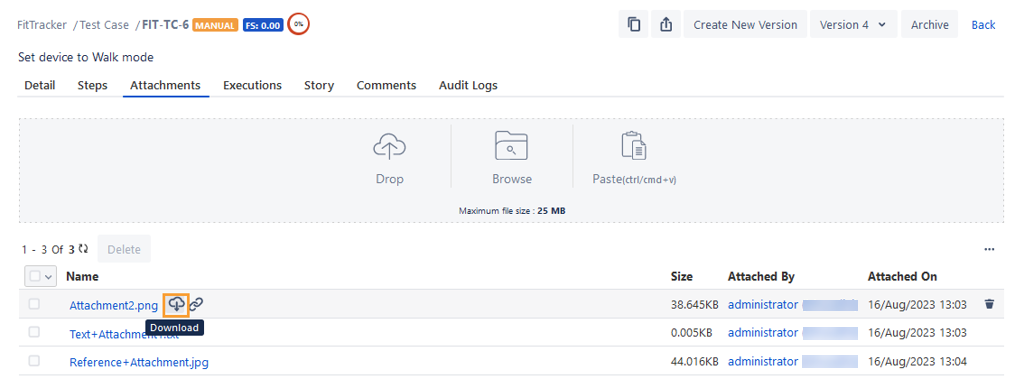 Download and Preview Test Case Attachments Download and Preview Test Case Attachments