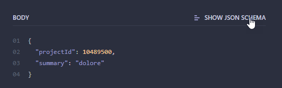 Additional Body Parameters Additional Body Parameters