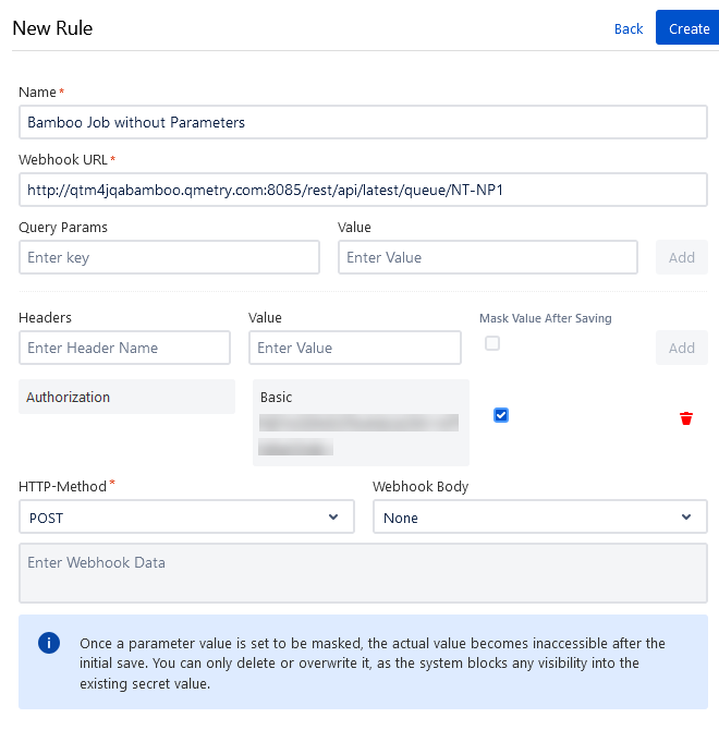 Bamboo Config Without Parameter Bamboo Config Without Parameter