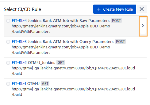 Create a CI/CD Rule from Test Cycle module Create a CI/CD Rule from Test Cycle module