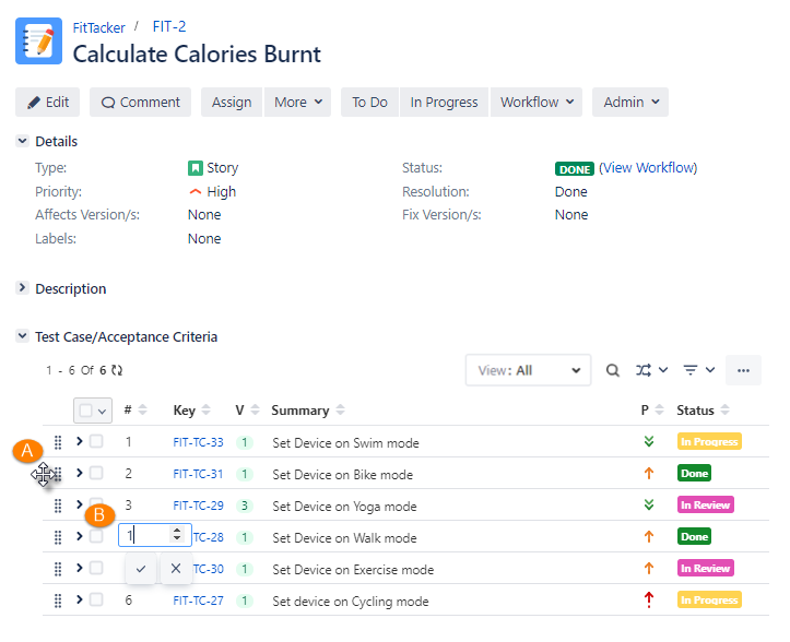 Change Sequence of Linked Test Cases Change Sequence of Linked Test Cases