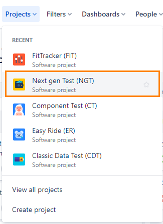 Projects List Projects List