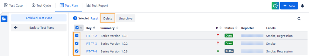 Bulk Delete Test Plan Bulk Delete Test Plan