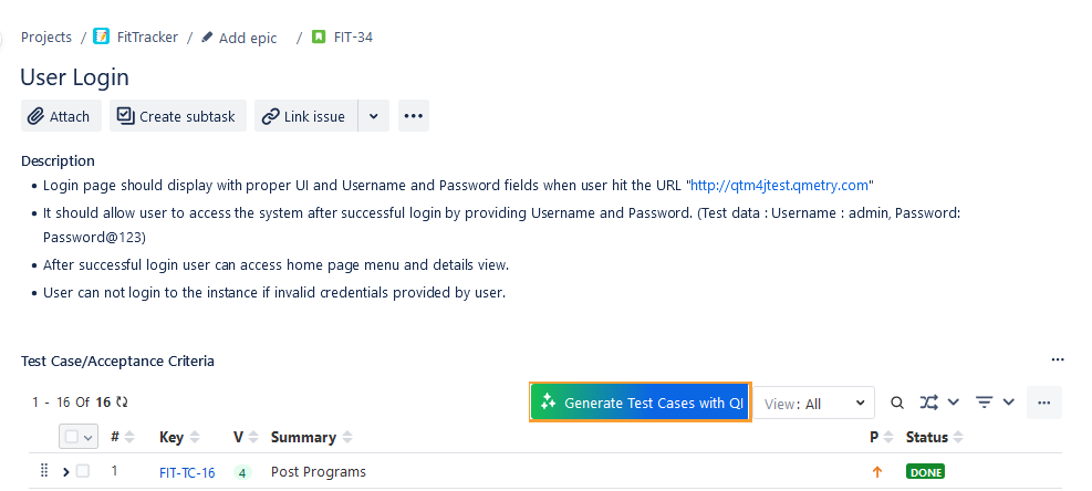 Generate TC from Story Generate TC from Story