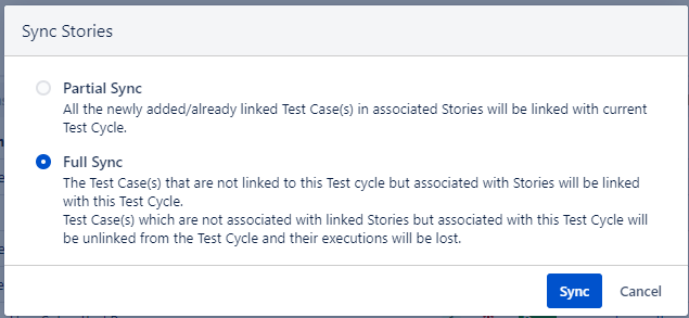 Sync Confirmation Sync Confirmation
