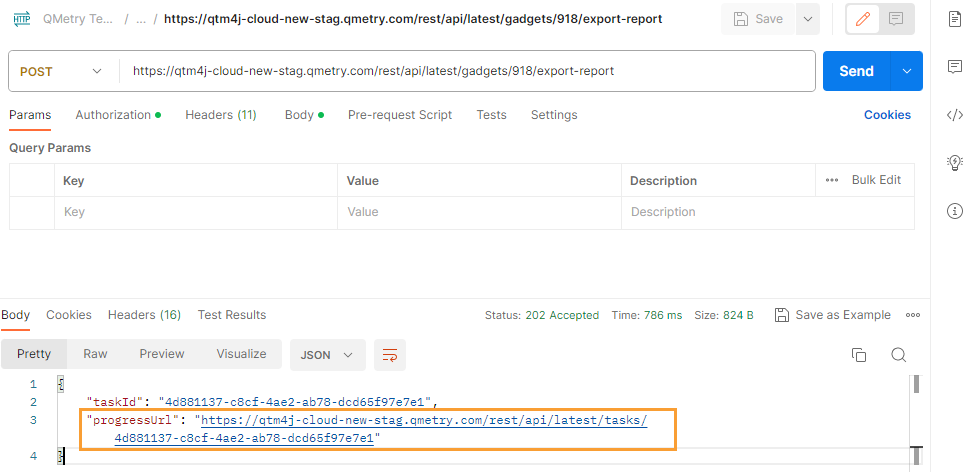 Progress URL Progress URL