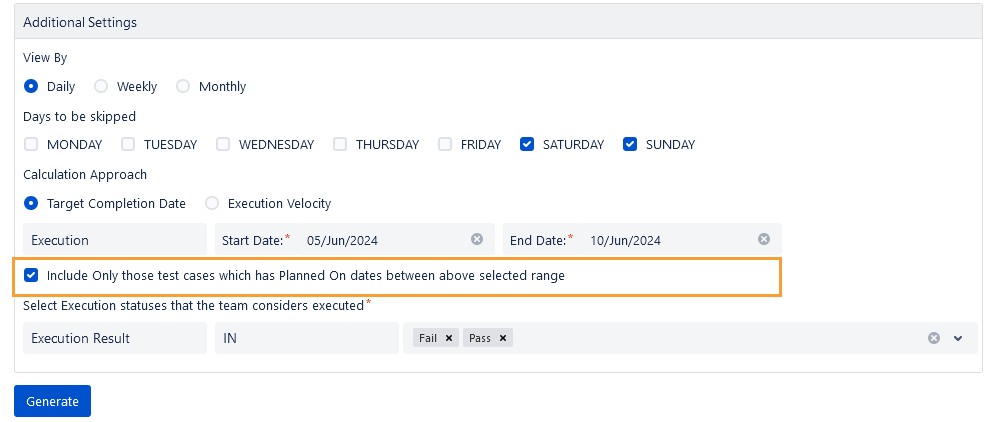 Considering the Planned On Dates Considering the Planned On Dates