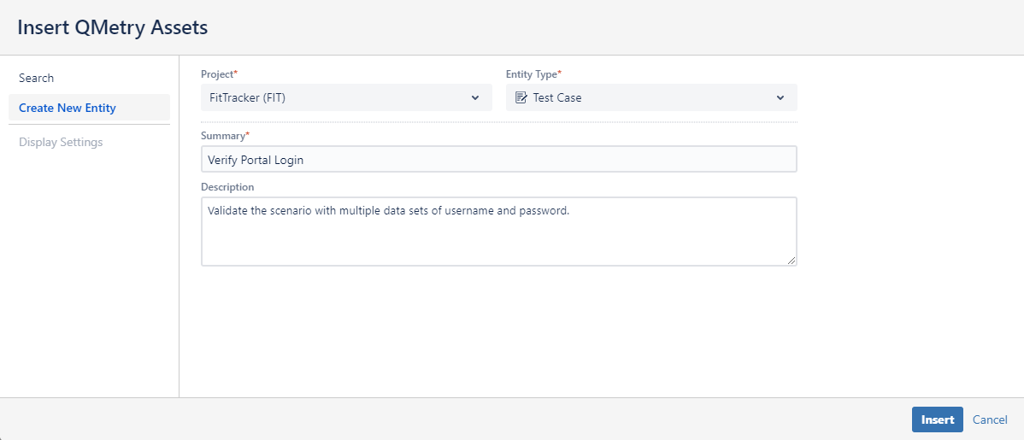 Select Filter for QMetry Assets Select Filter for QMetry Assets