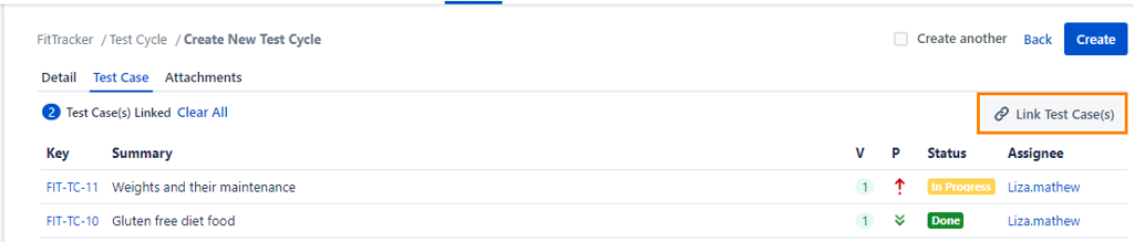 Link Test Cases to Test Cycle Link Test Cases to Test Cycle