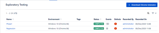 Recorded Exploratory Sessions Recorded Exploratory Sessions