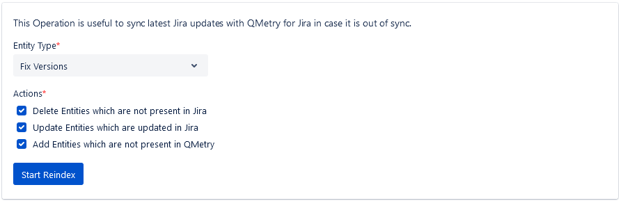 Start Index Start Index