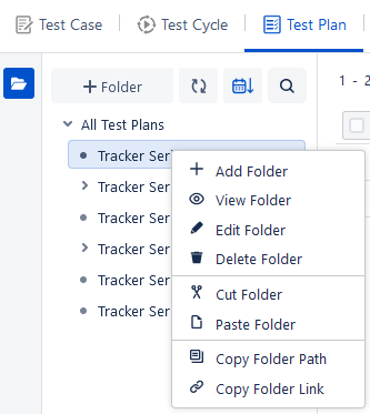 Create Test Plan Folders Create Test Plan Folders
