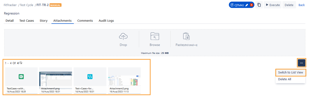 Attachment Strip View Attachment Strip View