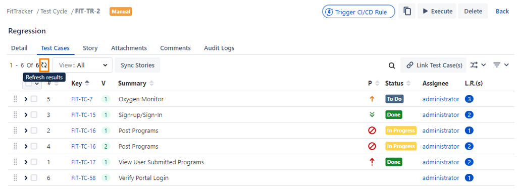 Refresh to See the Sync Refresh to See the Sync