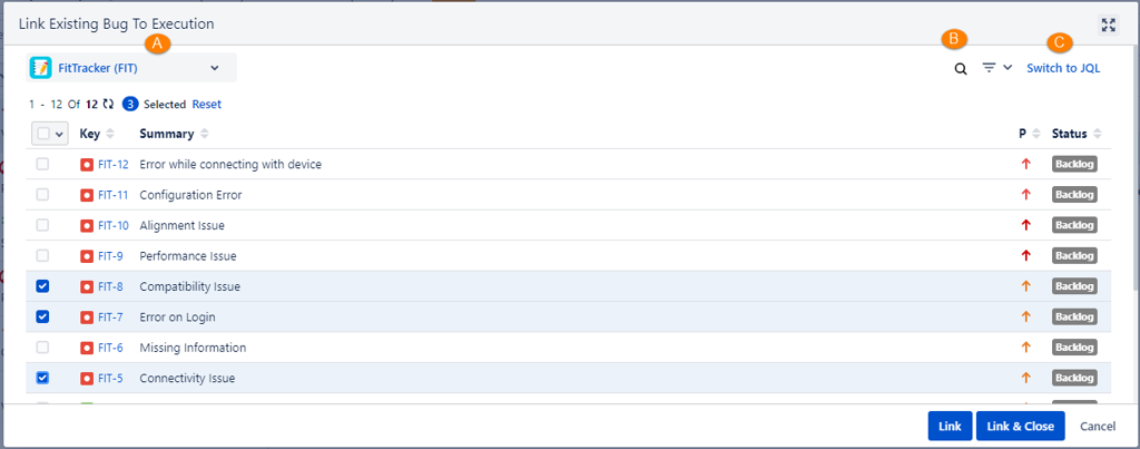JQL to Search Bugs JQL to Search Bugs