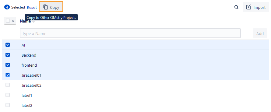 Copy Labels Copy Labels