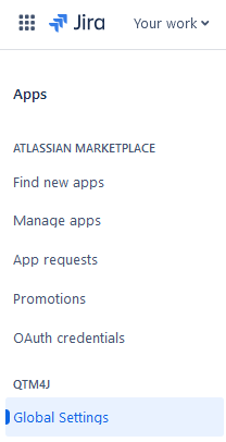 Global Settings Option Global Settings Option