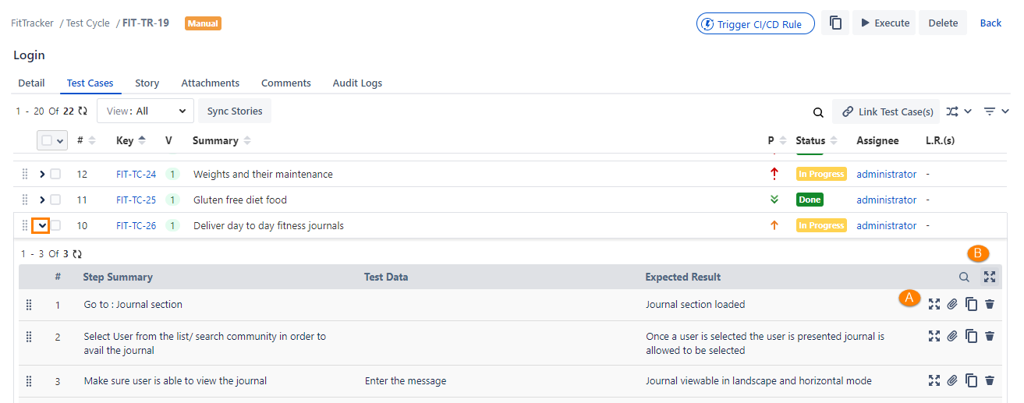 Expand Test Steps Expand Test Steps