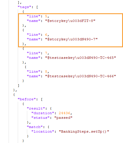 Cucumber Storykey Example Cucumber Storykey Example