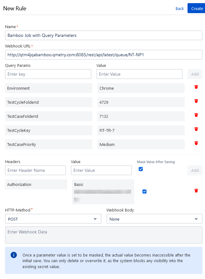 Bamboo Config CI/CD With Query Parameters Bamboo Config CI/CD With Query Parameters
