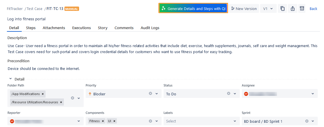 Generate in Existing TC Generate in Existing TC