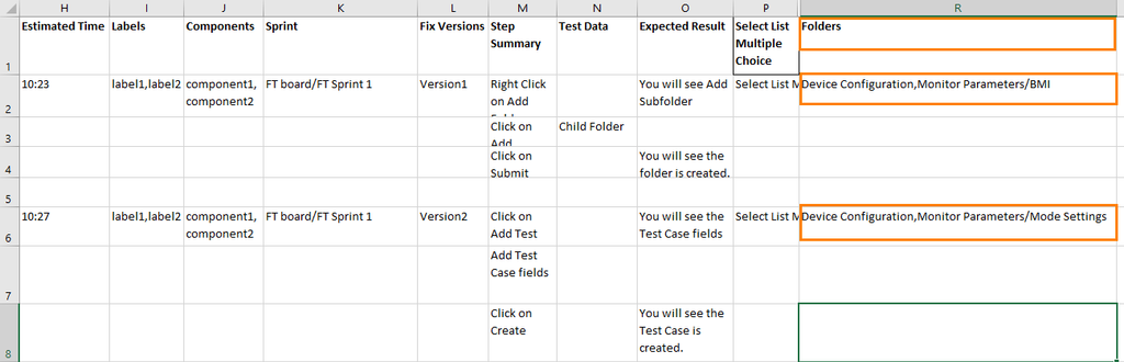 Folder Path in Sample File Folder Path in Sample File