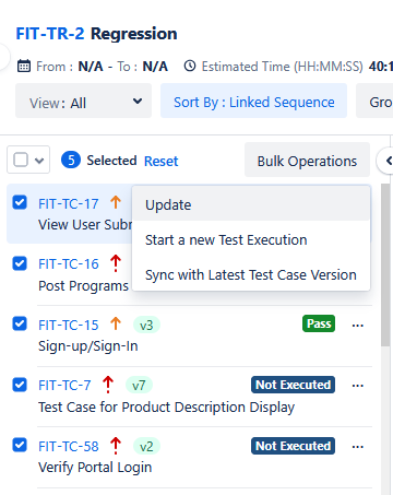 Grid View Bulk Operation Grid View Bulk Operation