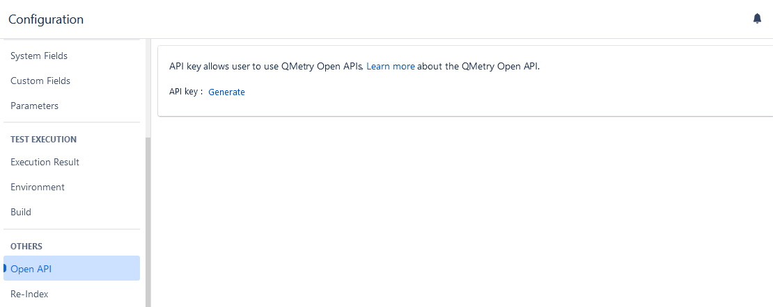 Generate API Key Generate API Key