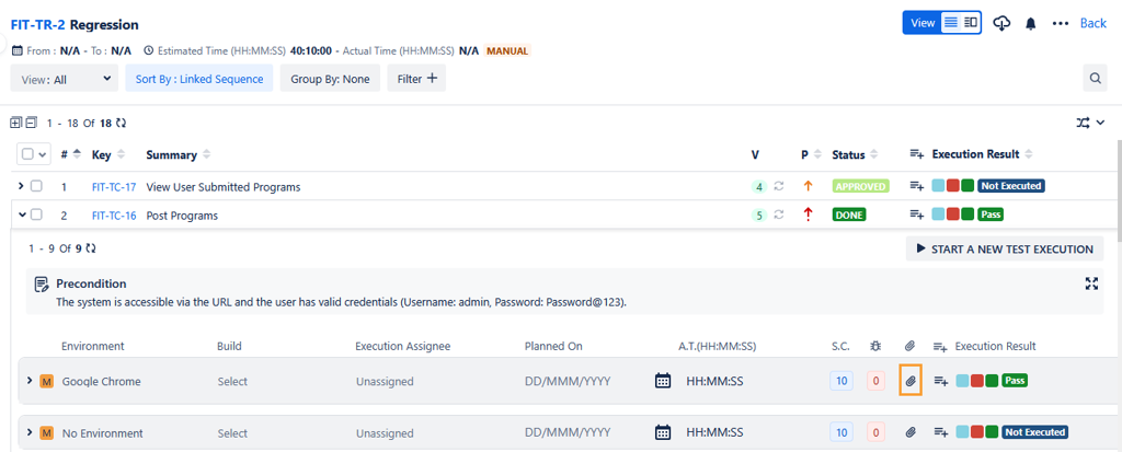 List View Add Attachments List View Add Attachments
