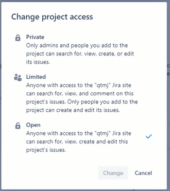 Projects with Open Access Projects with Open Access