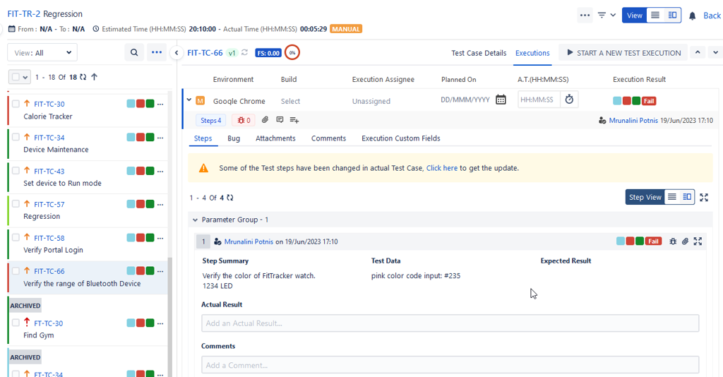 Sync Steps with Parameters Sync Steps with Parameters