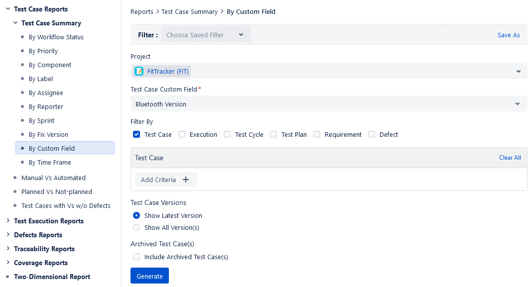 Custom fields Custom fields